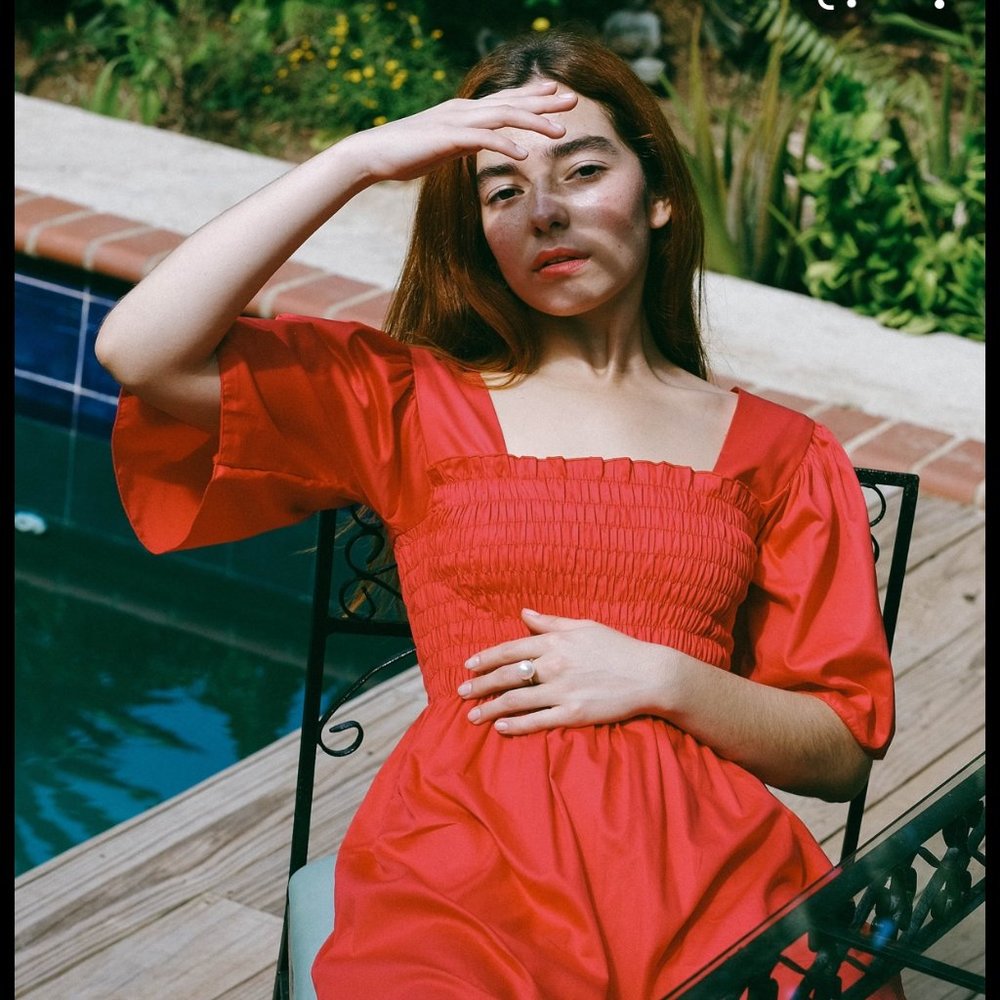 Lisa Says Gah Red Toni Mini Dress